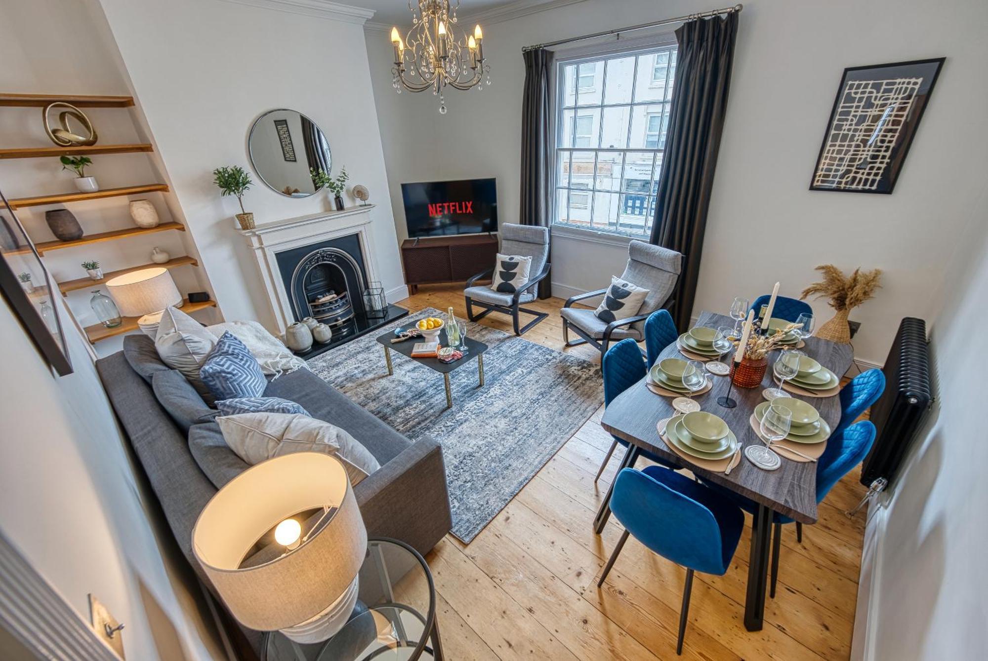 2 Bed Stunning Chic Modern Spacious Apt, Ocean Village, Southampton - Plenty Of Parking - By Blue Puffin Stays Экстерьер фото